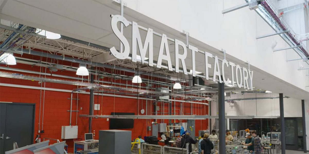 Interior of the Smart Factory at RRC Polytech