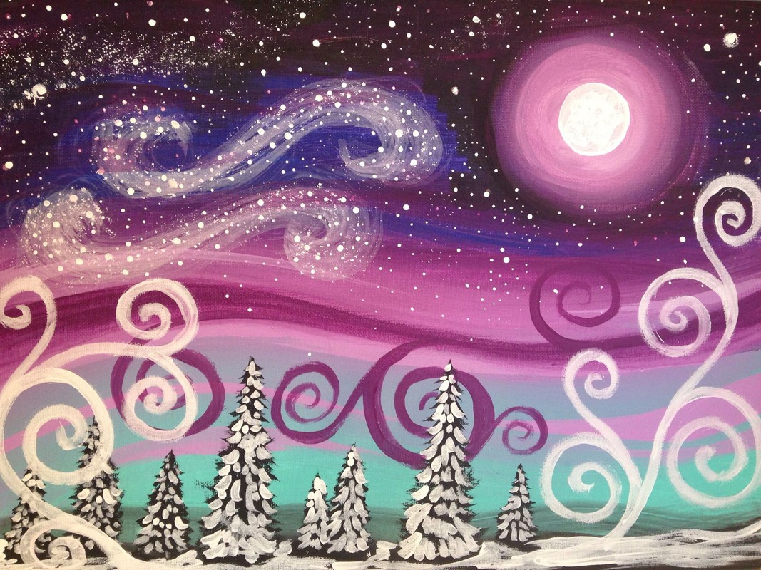 winter paint night